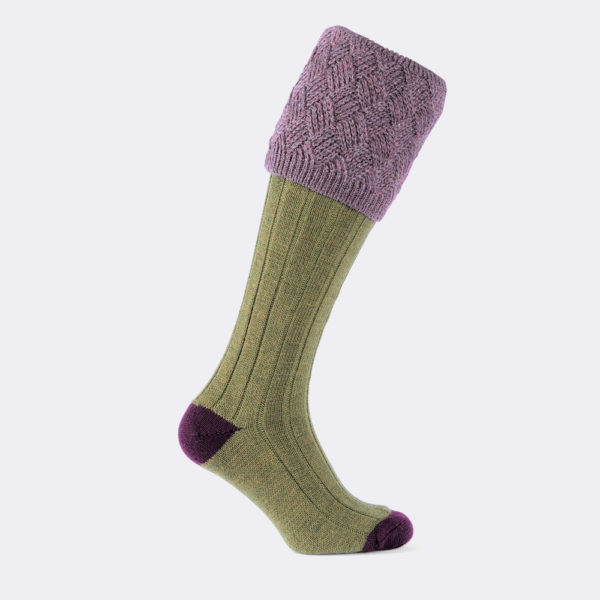 mens coniston shooting socks in old sage